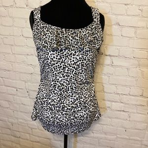 White House Black Market Ruffled Bodice Camisole